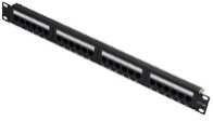 Patch Panel CAT 6 1U 24 ports UTP