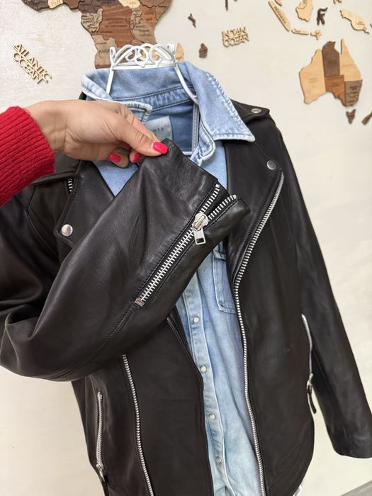 Мъжко кожено яке естествена кожа с м s m