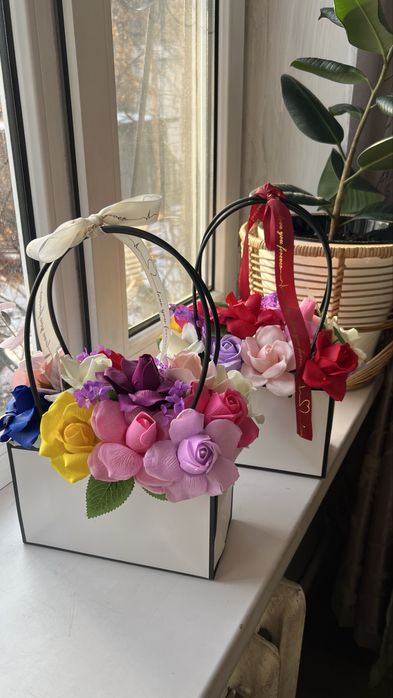 Мыльные цветы, мыльные букеты