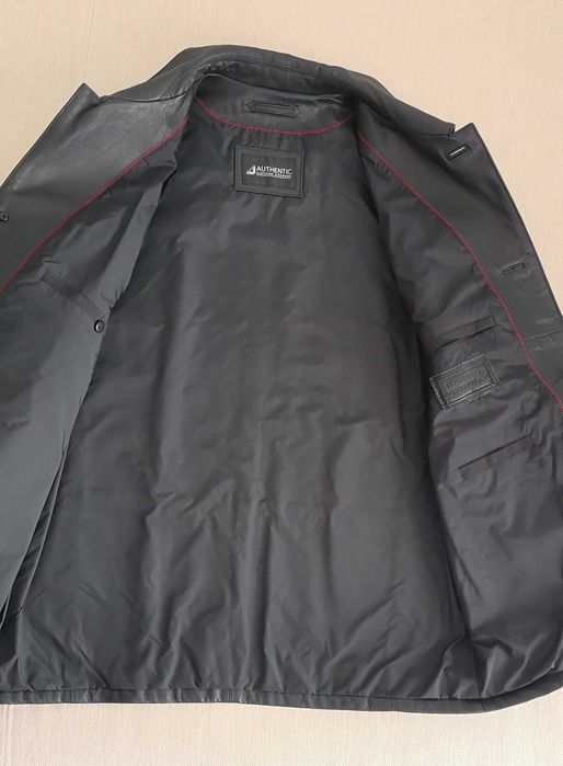 geaca noua, piele naturala, XL (52), poze reale