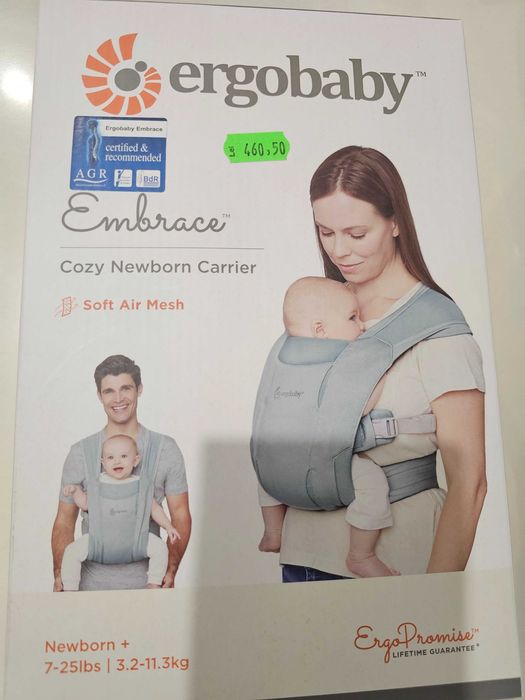 Marsupiu Ergo Baby + ham bebe premergator cadou