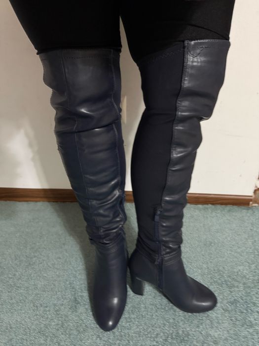 Cizme inalte cu toc