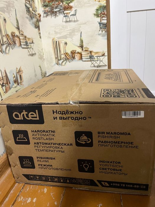 Artel duxovka pechka ishlatilmagan yangi