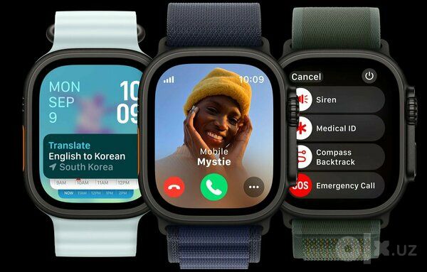 Apple watch Ultra 2 (2024) Black Ti Dark Green AL (M) MX4R3