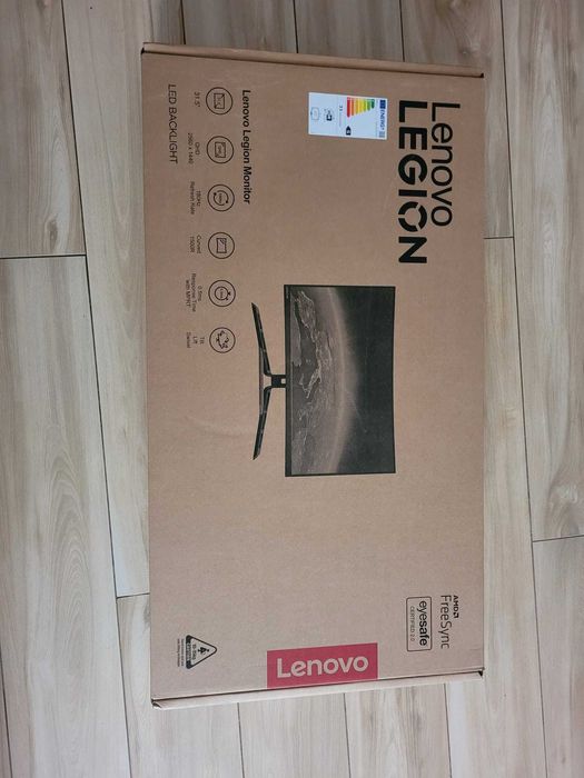 Monitor Gaming Curbat 2k LED VA Lenovo Legion 31.5 QHD (2560x1440), 180Hz, 0.5 ms AMD FreeSync™