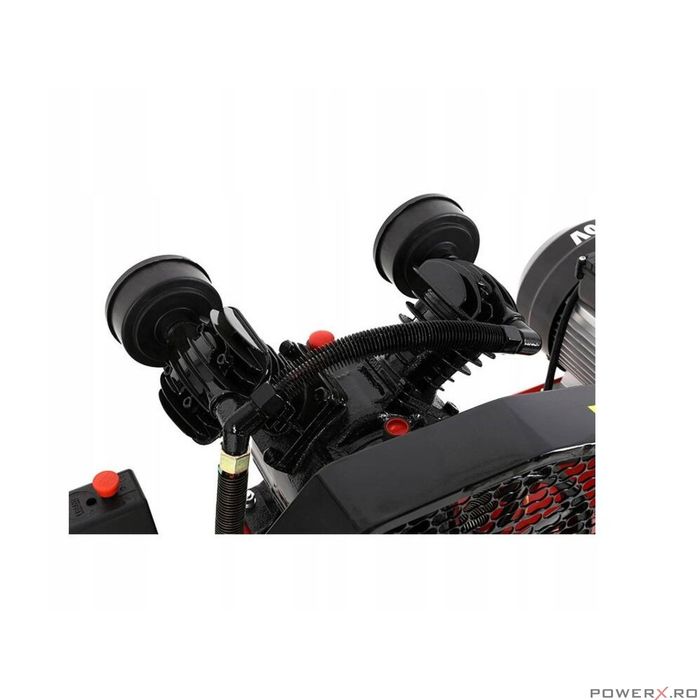 Compresor 100 litri, 2 pistoane pe ulei, 220V, 480 l/min, motor