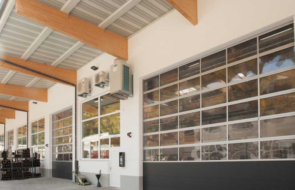 Панорамные ворота ALUTECH (пр.Беларусь)