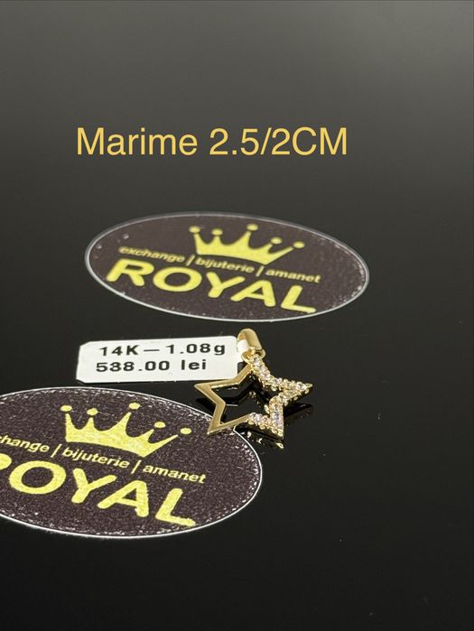 Bijuteria ROYAL : Pandantiv AUR 14K NOU / 1.08 GR