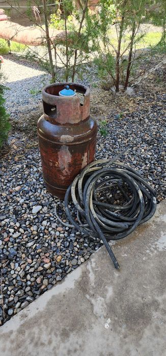 Пропан 27л с редуктором и с кислородным шлангом