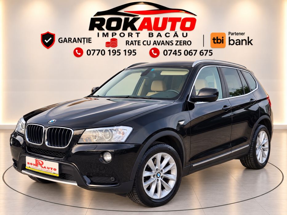 *RATE*BMW X3 xDrive 2.0d 184CP | Automat | Piele | Navi | Xenon | Garanție,RAR EFECTUAT!!