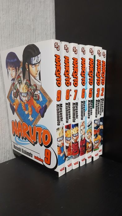 Naruto  манги номер 2, 3, 5, 6, 7, 8 и 9
