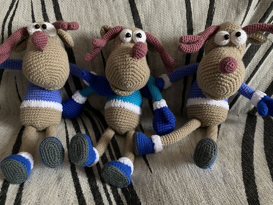 Вязанные крючком игрушки