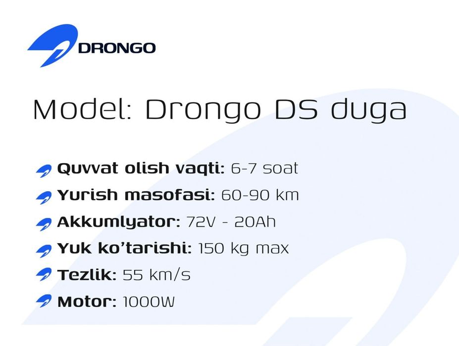 Elektroskuter DRONGO DS Duga
