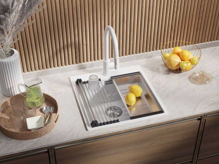 ПРОМО К-т КУХНЯ оферта топ кухненска гранитна мивка Осло 50 XXL Top