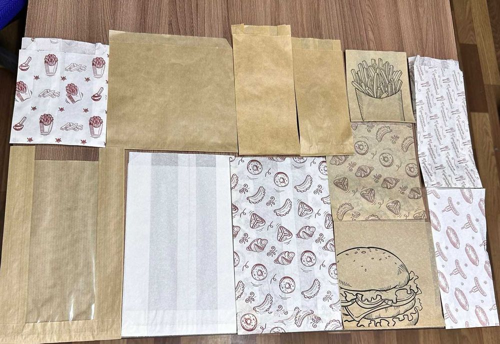 Упаковки под фри и бургеры