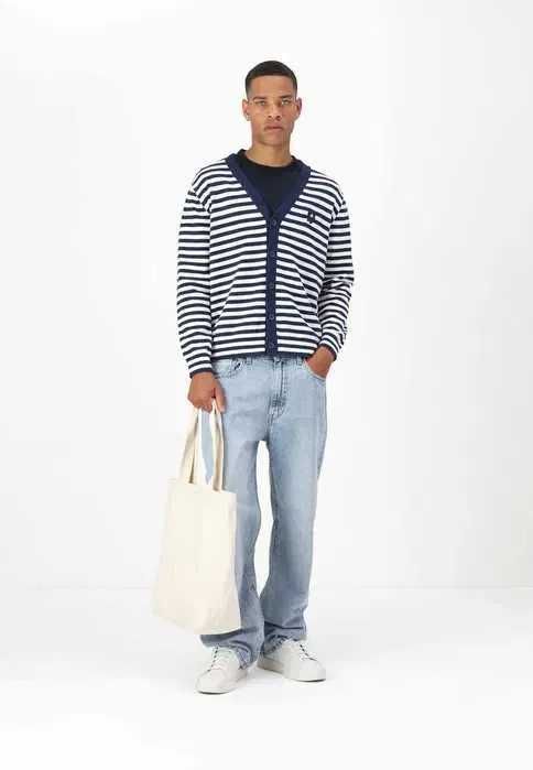 Marimekko, Cardigan din bumbac Adde Patja, Unisex, Bleumarin, L