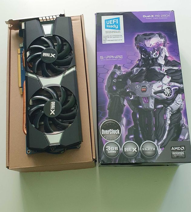 Видео карта Sapphire Radeon R9 280X Dual-X OC Edition
