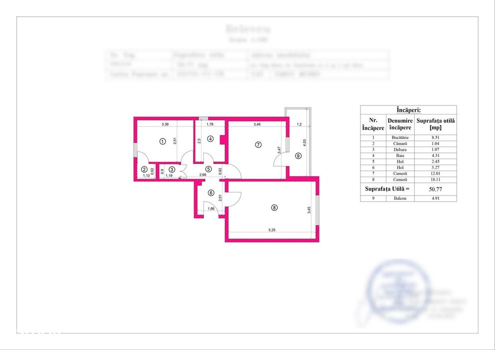 Ap. 2 cam, Tudor, et. 1/4, renovat integral, mobilat/utilat