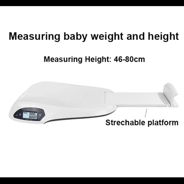 Весы для новорожденных с РОСТОМЕРОМ Из первых рук гарантия 1год.+БОНУС