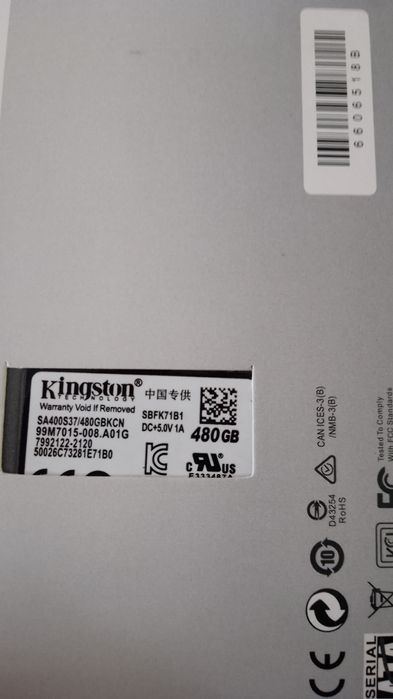 SSD 480gb kingston