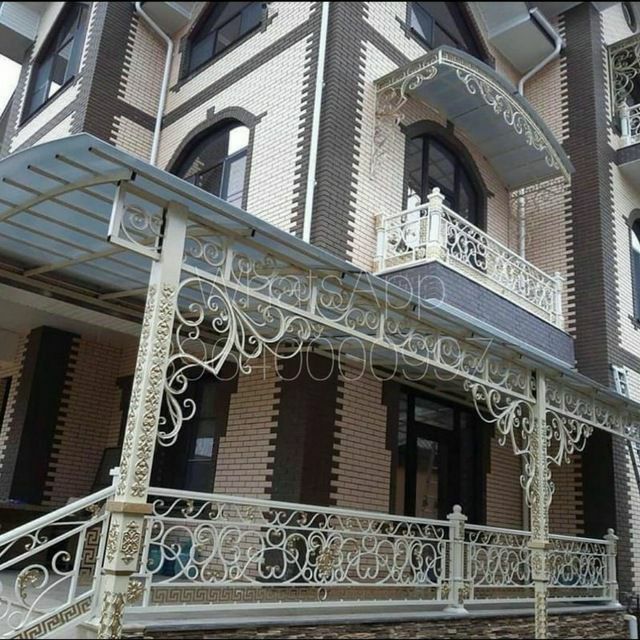 Варота решотки навес