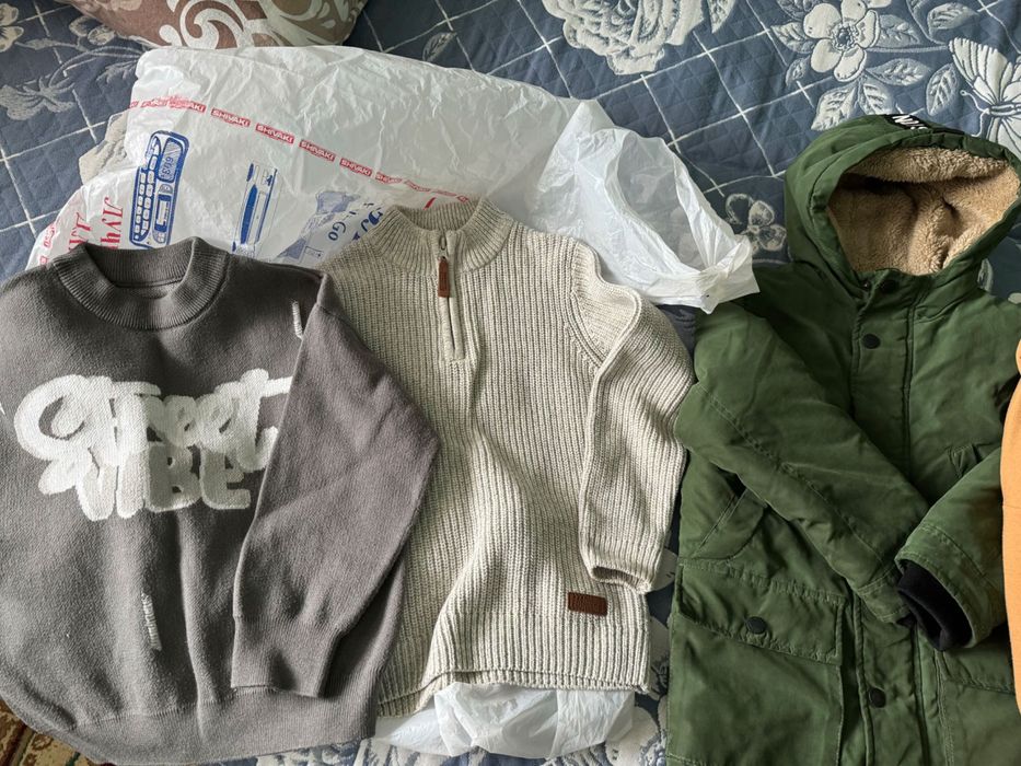 Пакет теплых вещей 4-5-6 лет