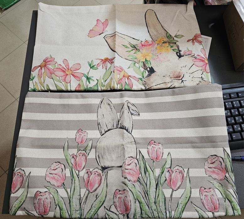 Сет от 2 броя декоративни калъфки за възглавнички, 50/30 см