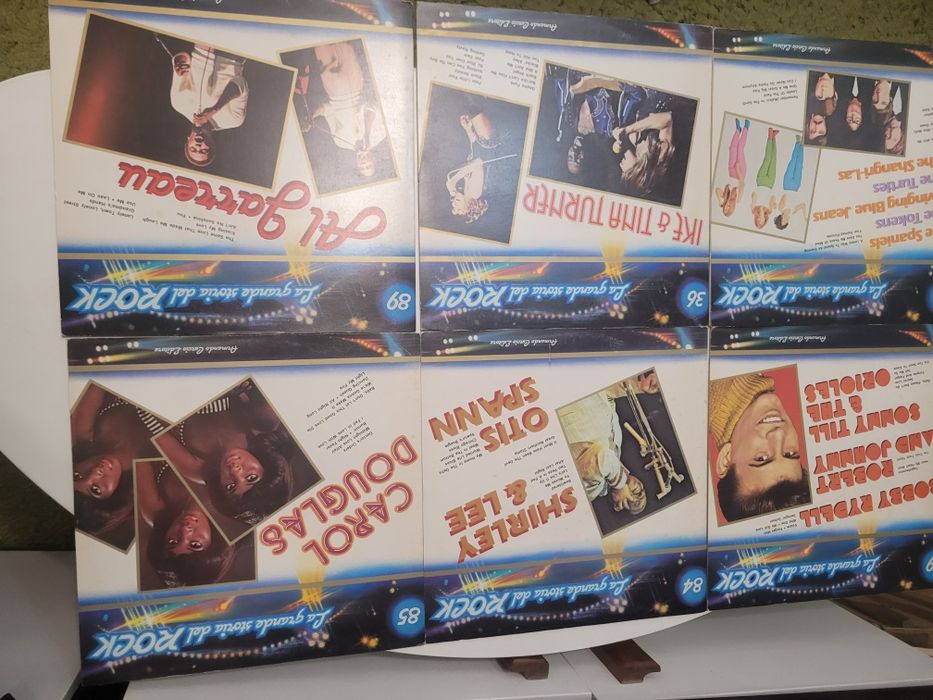 Vând loturi 10 discuri muzica rock.