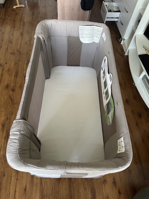 Приставная кроватка Chicco Next2Me Forever (Almond)
