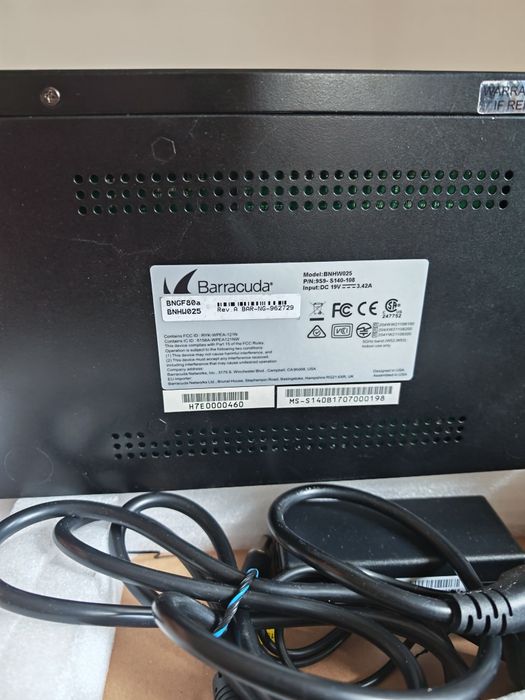 barracuda nextgen firewall f80 router - nou
