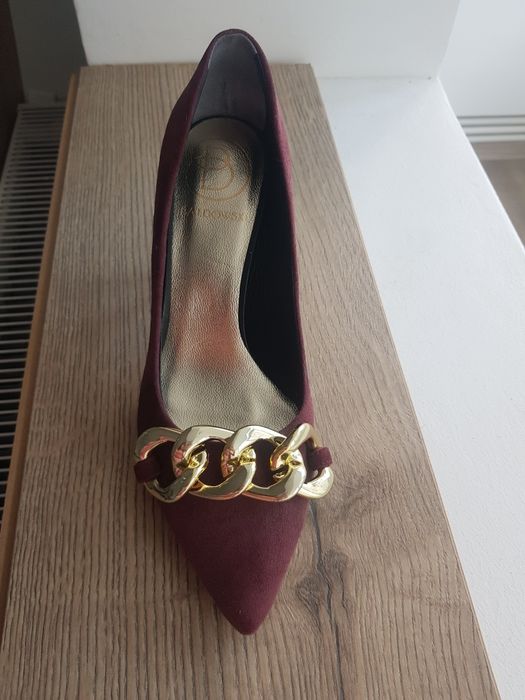 Pantofi Baldowski Dama 36 Burgundy