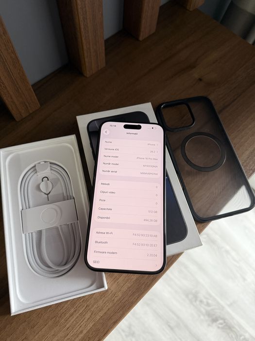 Iphone 16 Pro Max 512GB - Ca Nou - Baterie 100%