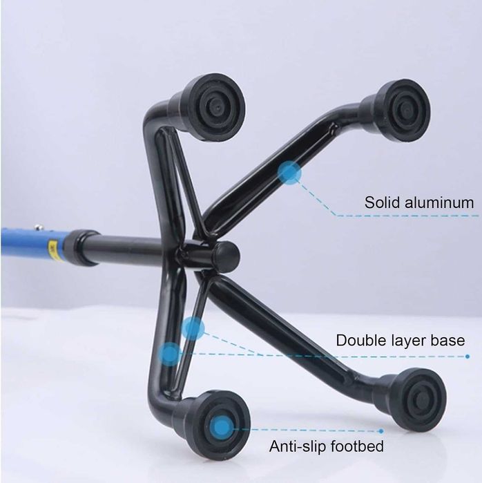 Трость четырех ногий с двумя захватами FL-03