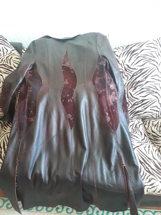 кожанные демисезонные вещи