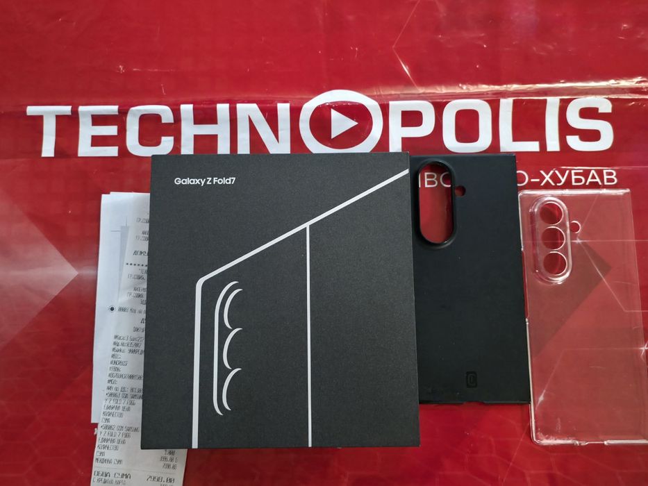 КАТО НОВ 256GB Samsung Fold 7 Гаранция Технополис 2027 Silver | Сив