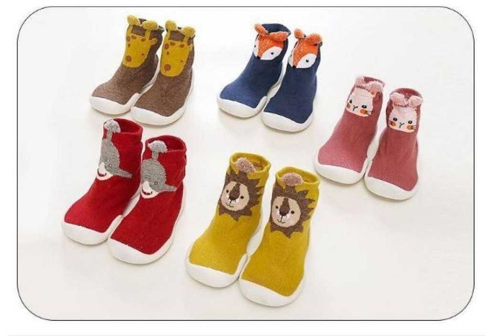 Детски есенни обувки с чорап и очички, различни номера и цветове