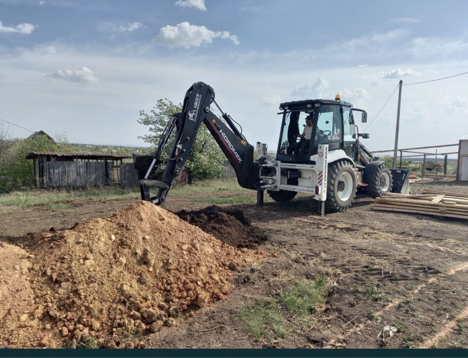 Услуги ямобура , экскаватора