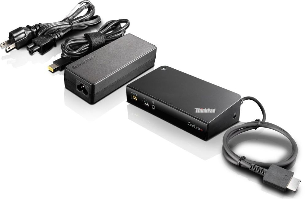 Докинг станция Lenovo ThinkPad OneLink+ Dock 40A4 + Зарядно +Гаранция