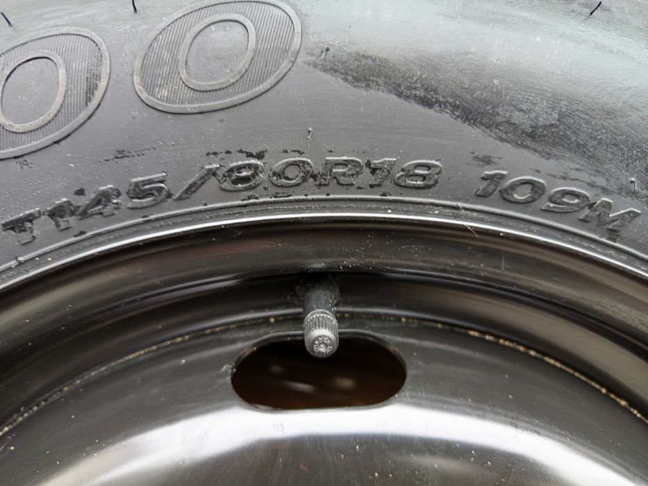 резервна гума патерица Фолксваген Шкода Ауди 16, 17, 18 ц. 5х112, крик