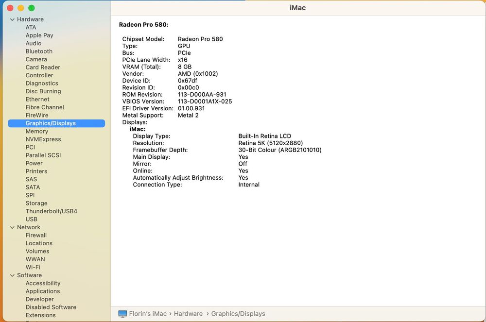 iMac Retina 5k 27inch 2017