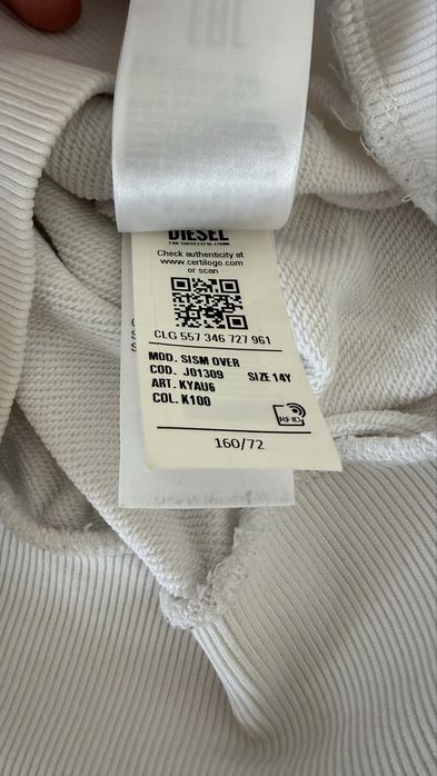 Hanorac DIESEL, marime 160 cm