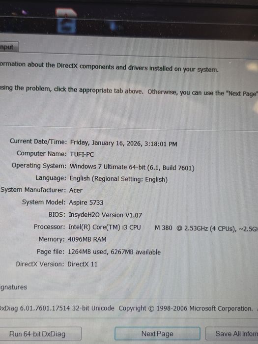 Acer Aspire 5733, Intel Core I3-M380, 4gb ram Constanta • OLX.ro