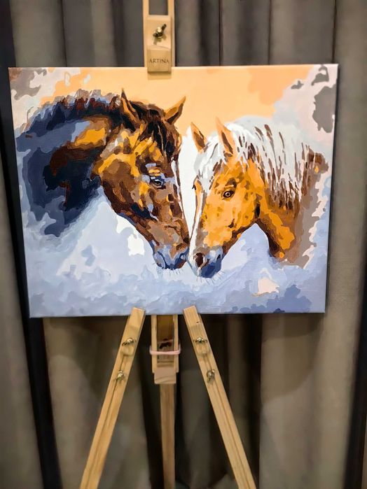 Картина рисувана по номера.