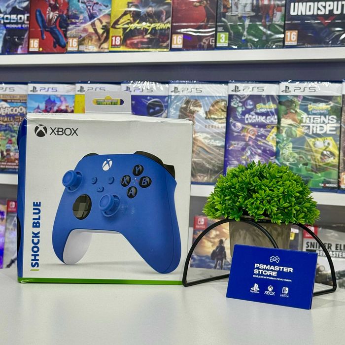 Геймпад для XBOX Series S/X, One S/X Shock blue (синий)