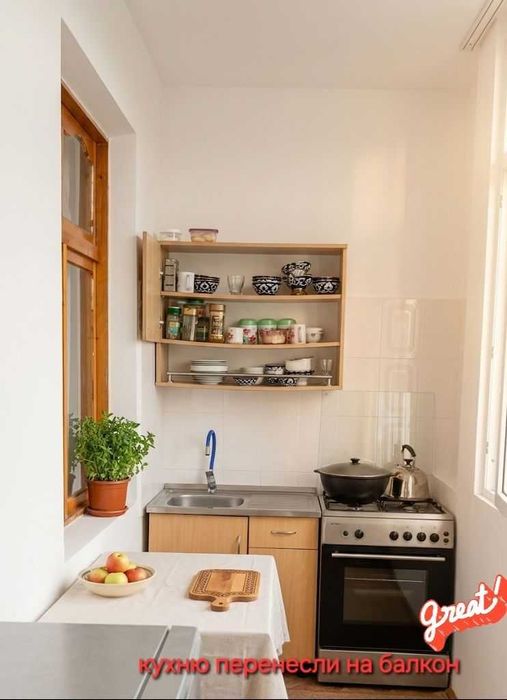2-комнатная квартира, 54 м², рынок Кадышева — аренда