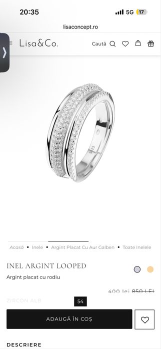 Inel argint lisa concept