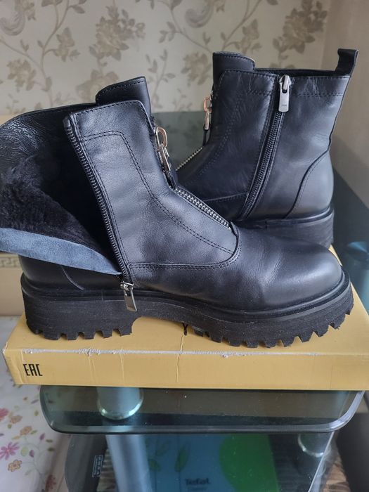 Ботинки зимн.натур кожа