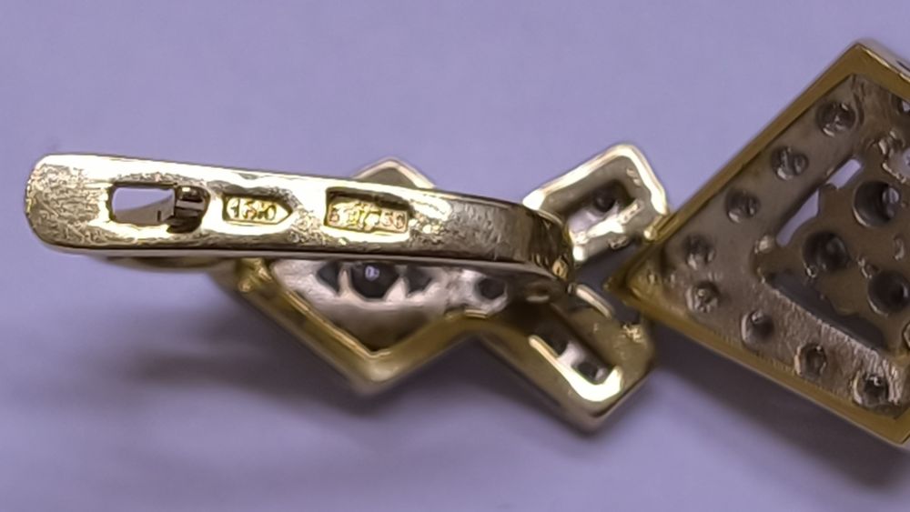 Серьги из жёлтого золота