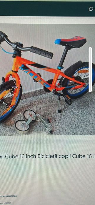 Vand bicicleta pt copii Cube