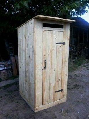 Туалет Деревянный для Дачи из Дерево